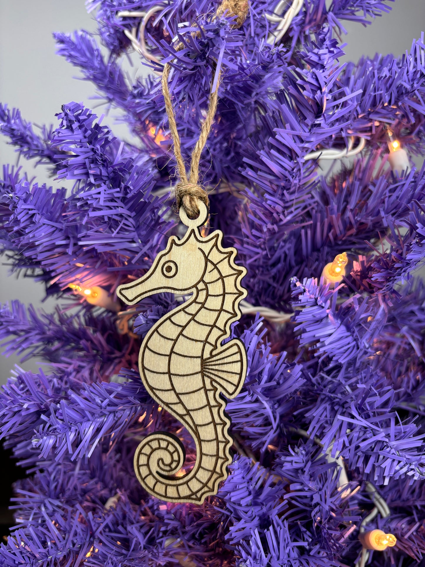 Seahorse Ornament – Personalized Coastal Home Decor
