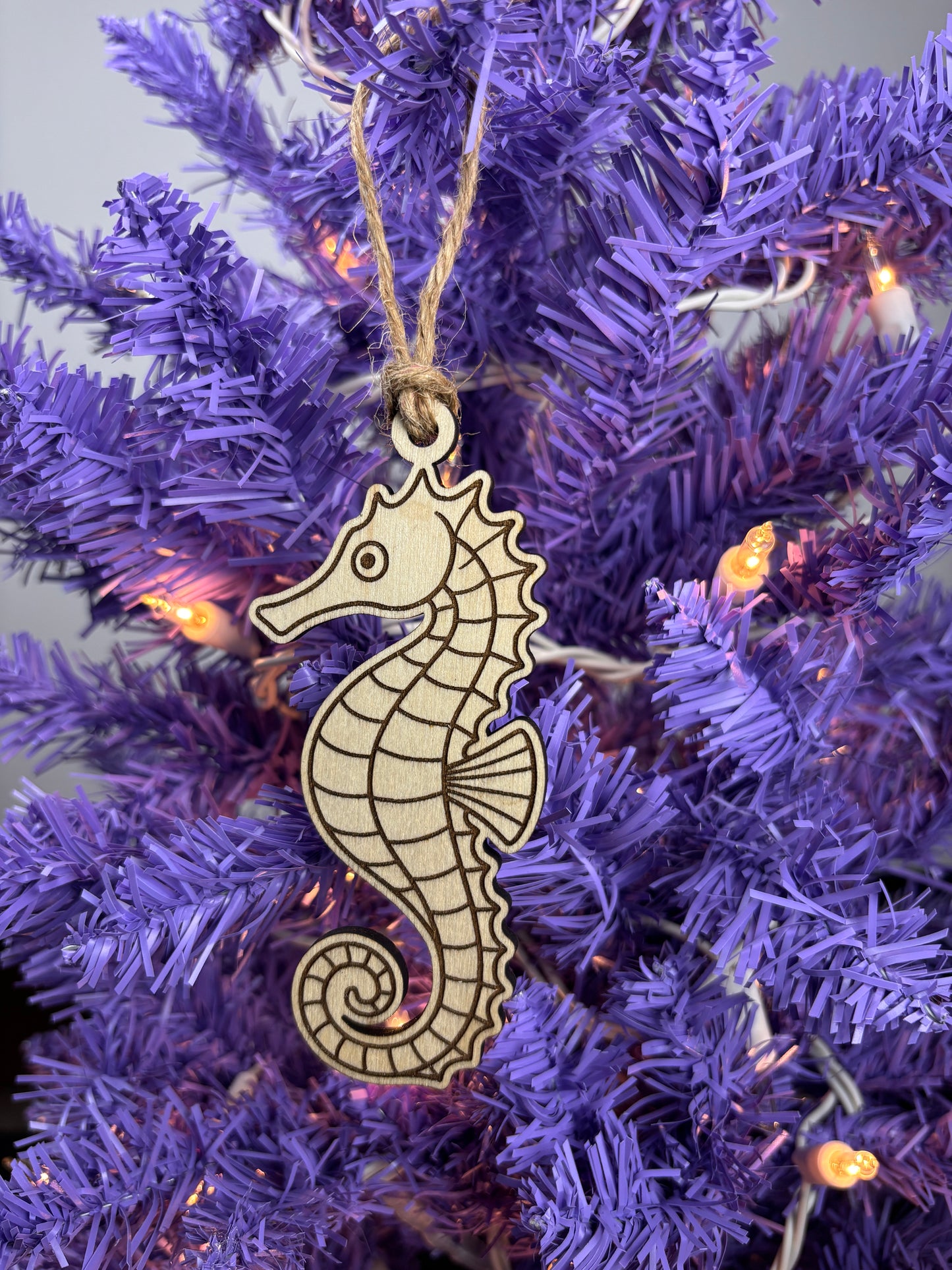 Seahorse Ornament – Personalized Coastal Home Decor
